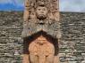 Totem maya em toniná, em Ocosingo - Chiapas, no sul do México